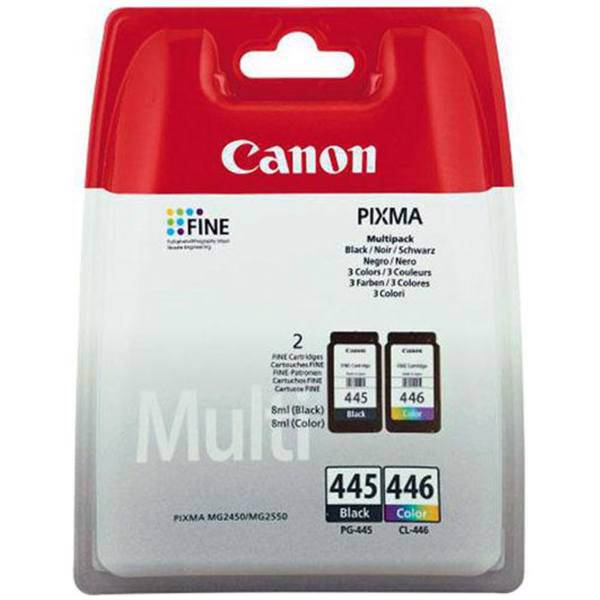Canon PG-445 And CL-446 Package Ink Cartridges، پک کارتریج کانن مدل PG-445 و CL-446
