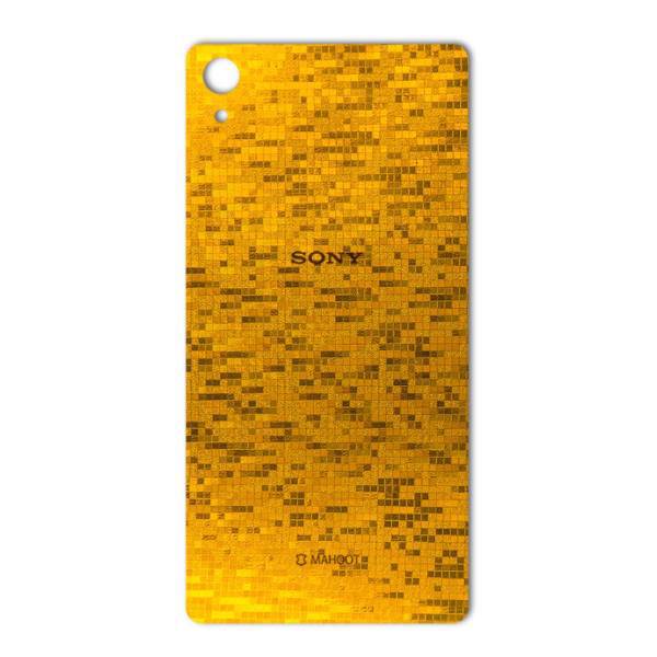 MAHOOT Gold-pixel Special Sticker for Sony Xperia Z2، برچسب تزئینی ماهوت مدل Gold-pixel Special مناسب برای گوشی Sony Xperia Z2