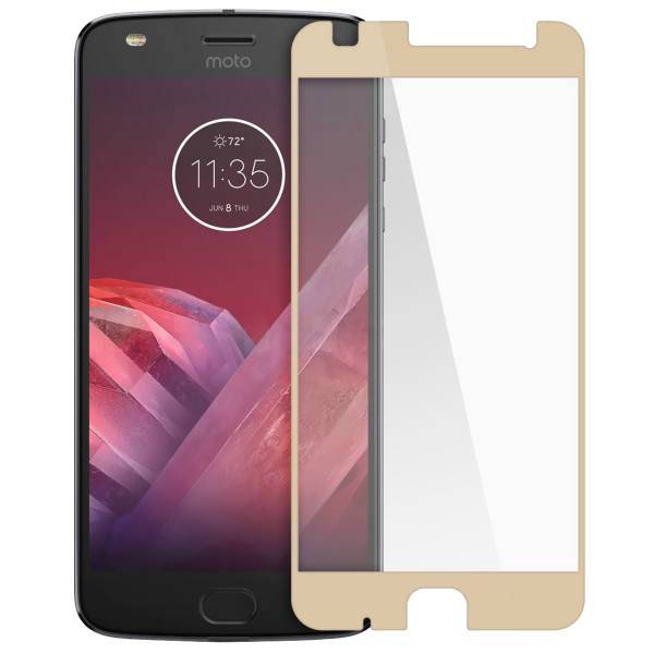 Tempered Full Cover Glass Screen Protector For Motorola Moto Z2 play، محافظ صفحه نمایش شیشه ای تمپرد مدل Full Cover مناسب برای گوشی موبایل موتورولا Moto Z2 Play