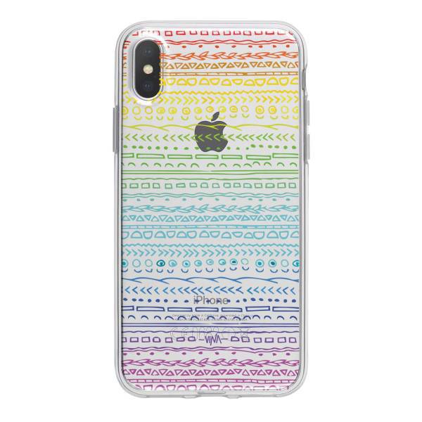 Rainbow Case Cover For iPhone X / 10، کاور ژله ای وینا مدل Rainbow مناسب برای گوشی موبایل آیفون X / 10