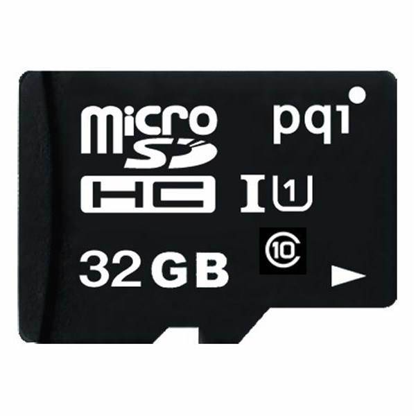 Pqi UHS-I U1 Class 10 85MBps microSDHC With Adapter - 32GB، کارت حافظه microSDHC پی کیو آی کلاس 10 استاندارد UHS-I U1 سرعت 85MBps همراه با آداپتور SD ظرفیت 32 گیگابایت