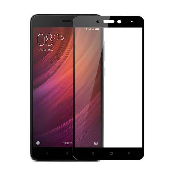 Tempered Full Cover Glass Screen Protector For Xiaomi Redmi Note 4، محافظ صفحه نمایش شیشه ای تمپرد مدل Full Cover مناسب برای گوشی موبایل Xiaomi Redmi Note 4