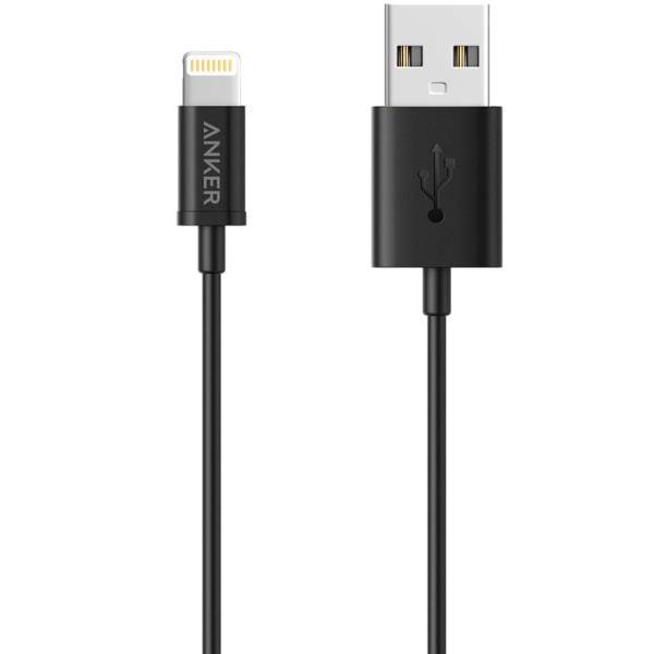 Anker A7101 USB To Lightning Cable 0.9m، کابل تبدیل USB به لایتنینگ انکر مدل A7101 طول 0.9 متر