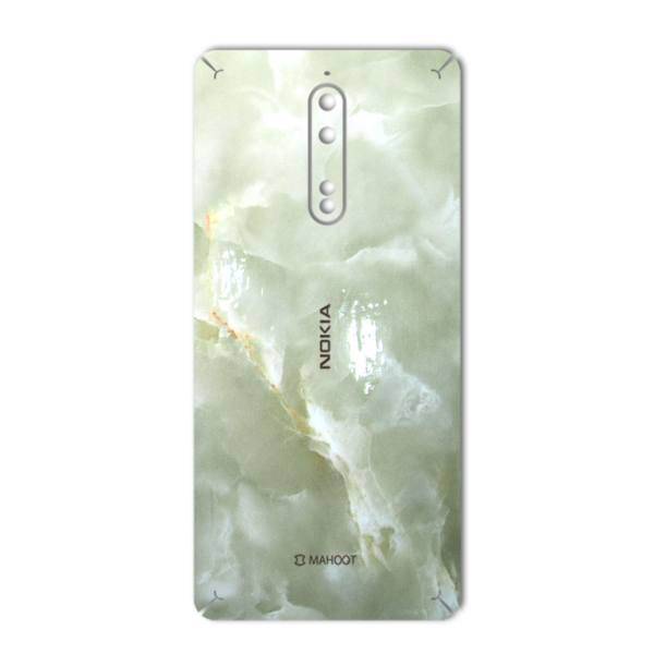 MAHOOT Marble-light Special Sticker for Nokia 8، برچسب تزئینی ماهوت مدل Marble-light Special مناسب برای گوشی Nokia 8