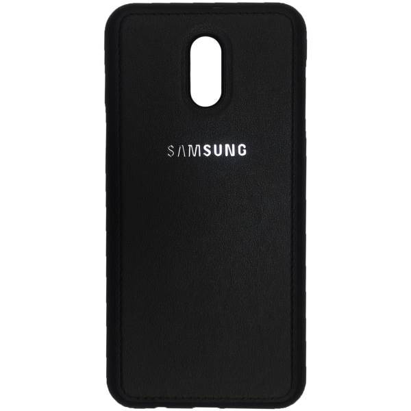 TPU Leather Design Cover For Samsung Galaxy C8، کاور ژله ای طرح چرم مناسب برای گوشی موبایل سامسونگ Galaxy C8