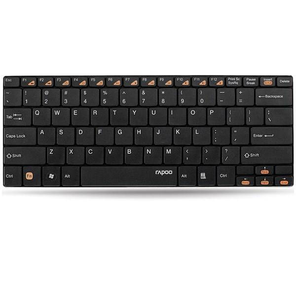 Rapoo E9050 Wireless Compact Ultra-Slim Keyboard، کیبورد بسیار باریک و بی‌سیم رپو مدل E9050