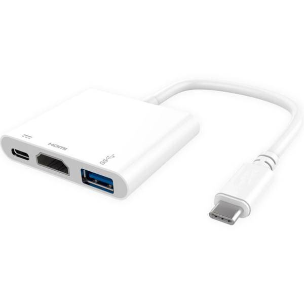 Prolink MP459 USB-C To USB 3.0/HDMI/USB-C Adapter، مبدل USB-C به USB 3.0/HDMI/USB-C پرولینک مدل MP459