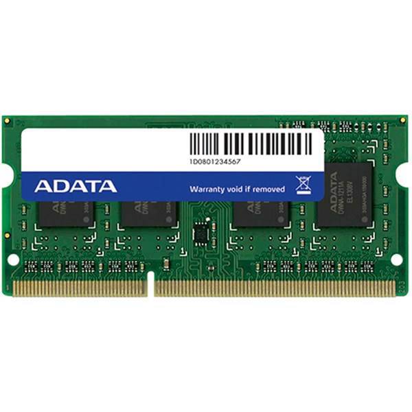 Adata Premier PC3L-12800 DDR3L 1600MHz Notebook Memory - 8GB، رم لپ تاپ ای دیتا مدل Premier DDR3L 1600MHz ظرفیت 8 گیگابایت