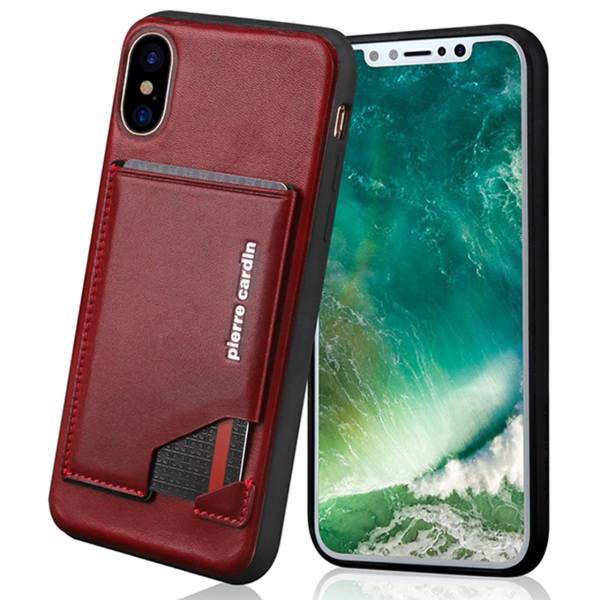 Pierre Cardin PCS-S03 Leather Cover For IPhone X، کاور چرمی پیرکاردین مدل PCS-S03 مناسب برای گوشی آیفون X