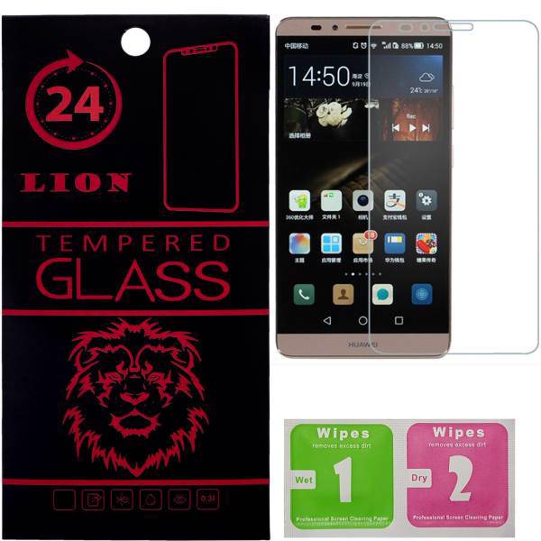 LION 2.5D Full Glass Screen Protector For Huawei Mate 7، محافظ صفحه نمایش شیشه ای لاین مدل 2.5D مناسب برای گوشی هوآوی Mate 7