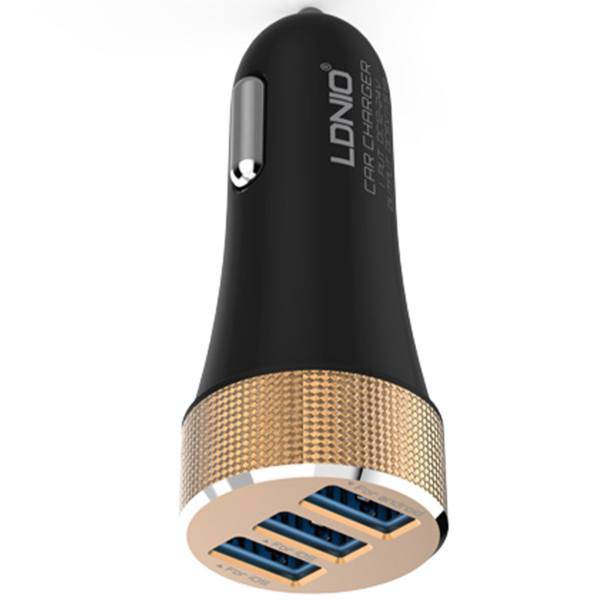 LDNIO DL-C50 Car Charger With microUSB Cable، شارژر فندکی الدینیو مدل DL-C50 همراه با کابل microUSB