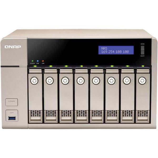 Qnap TVS-863 Plus 8G NASiskless، ذخیره ساز تحت شبکه کیونپ مدل TVS-863 Plus 8G بدون دیسک