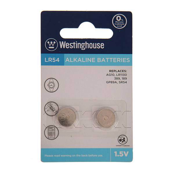Westinghouse LR54 Alkaline Battery For Watches، باتری ساعت وستینگ هاوس مدل LR54