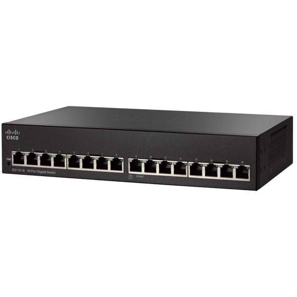 Cisco SG110-16 16Port Switch، سوئیچ 16 پورت سیسکو مدلSG110-16