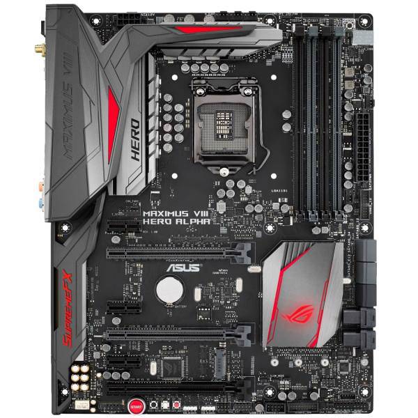 ASUS ROG MAXIMUS VIII HERO ALPHA Motherboard، مادربرد ایسوس مدل ROG MAXIMUS VIII HERO ALPHA