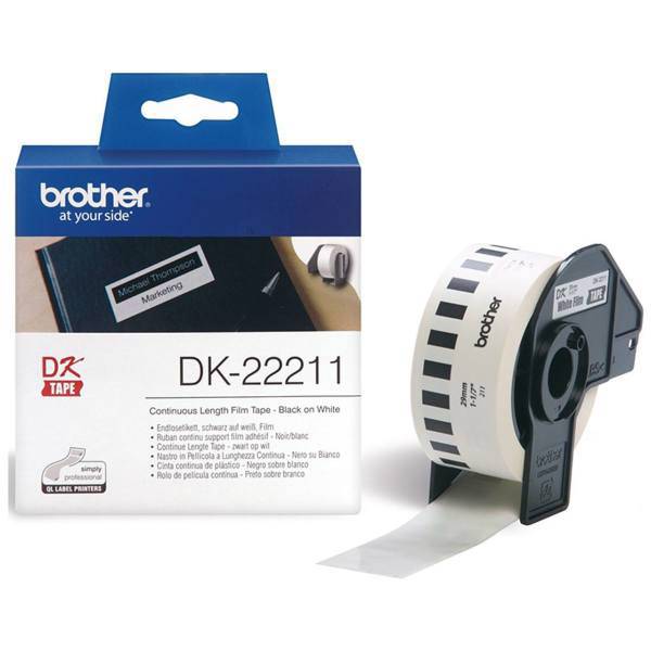Brother DK-22211 Label Printer Label، برچسب پرینتر لیبل زن برادر مدل DK-22211