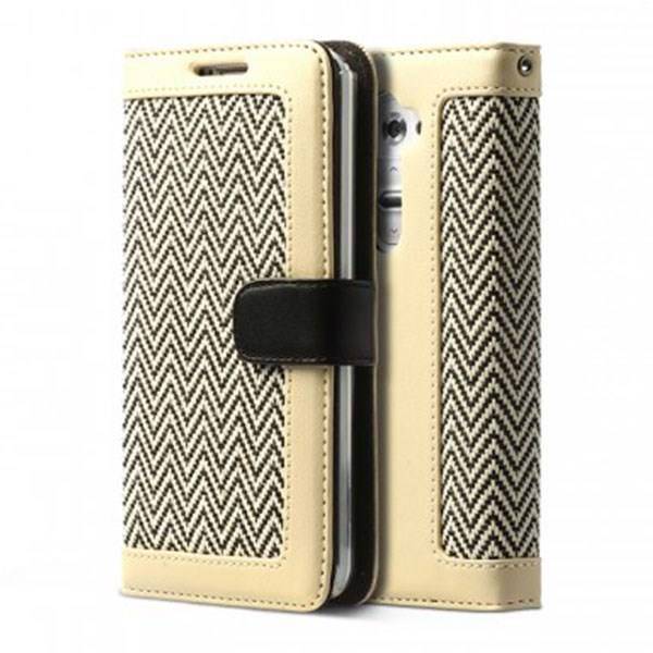 Zenus Herringbone Diary LG G2 Case، کیف زیناس هرینگبن دایری ال جی جی2