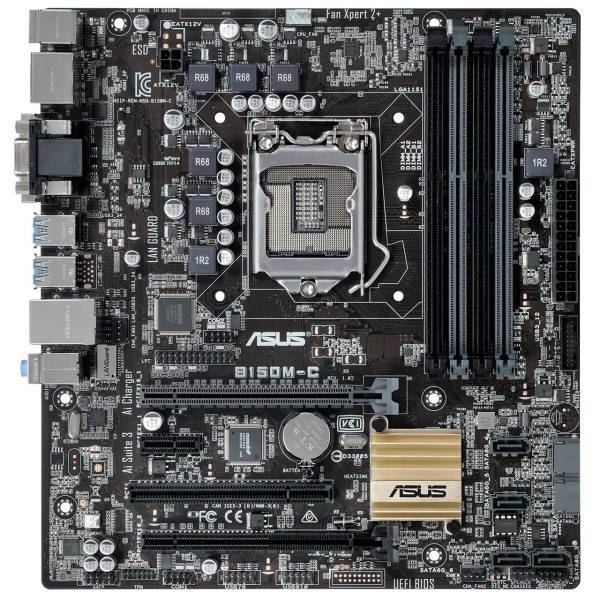 ASUS B150M-C Motherboard، مادربرد ایسوس مدل B150M-C