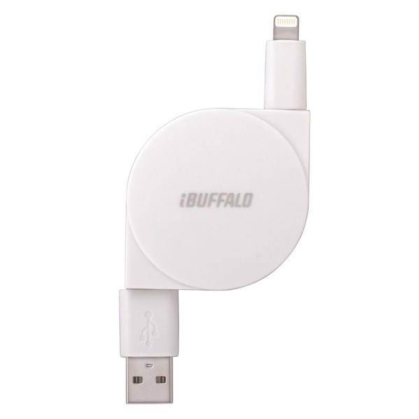 iBuffalo Retractable USB To Lightning Cable، کابل یو اس بی به لایتنینگ جمع شونده آی بوفالو