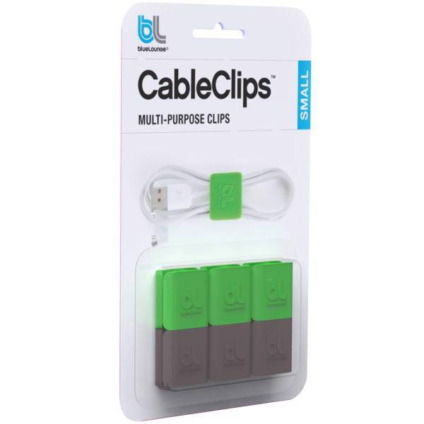 blueLounge CableClip Small Cable Holder Pack Of 6، نگهدارنده کابل بلولانژ مدل CableClip Small بسته 6 عددی