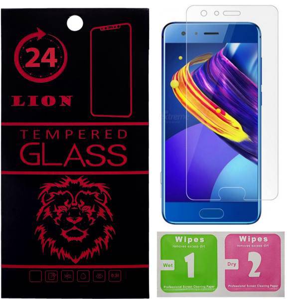 LION 2.5D Full Glass Screen Protector For Huawei Honor 9، محافظ صفحه نمایش شیشه ای لاین مدل 2.5D مناسب برای گوشی هوآوی Honor 9