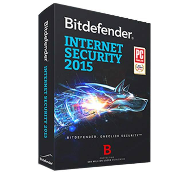 Bitdefender Internet Security 2015 - 1 PC - 1 Year، اینترنت سکیوریتی بیت دیفندر 2015 - یک کاربره - یک ساله