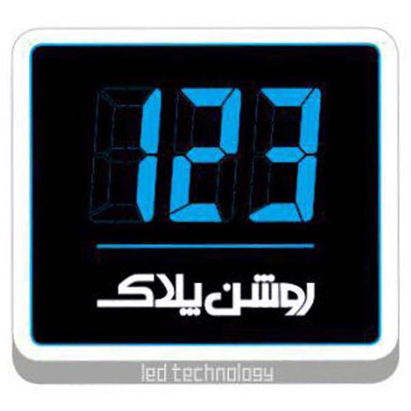 Bright Plaque With 3LED، نمایش دهنده شماره پلاک دیجیتال تایم ایران مدل 3LED