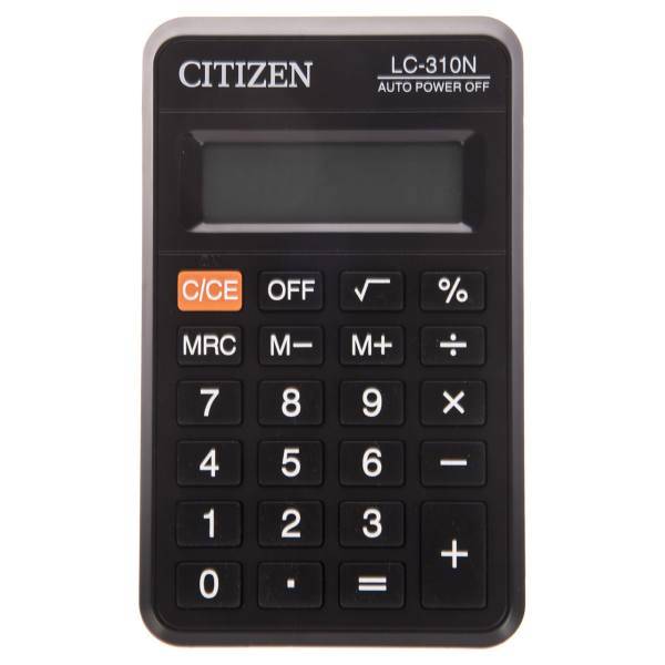 Citizen LC-310N Calculator، ماشین حساب سیتیزن مدل LC-310N
