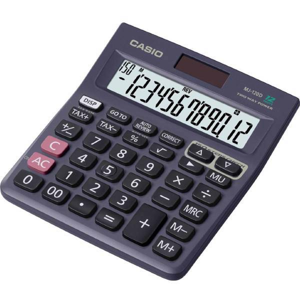 Casio Mj-120d Calculator، ماشین حساب کاسیو MJ-120d