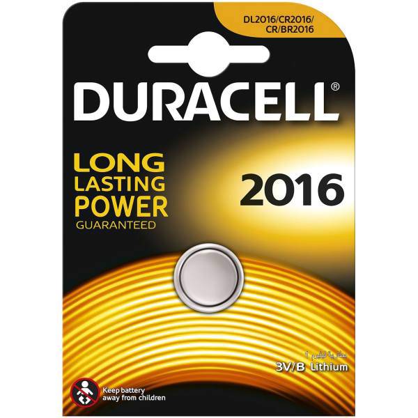 Duracell 2016 Lithium Battery، باتری سکه‌ ای دوراسل مدل 2016
