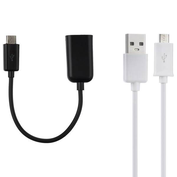 Beyond BU-4242 USB To microUSB Cable 1m With OTG Adapter، کابل تبدیل USB به microUSB بیاند مدل BU-4242 طول 1 متر به همراه مبدل OTG