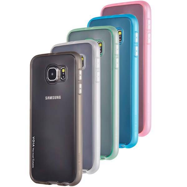 Samsung Galaxy S6 Voia Cleanup Transparent Jelly Cover، کاور سیلیکونی وویا مدل کلین آپ ترنسپارنت مناسب برای گوشی سامسونگ گلکسی S6