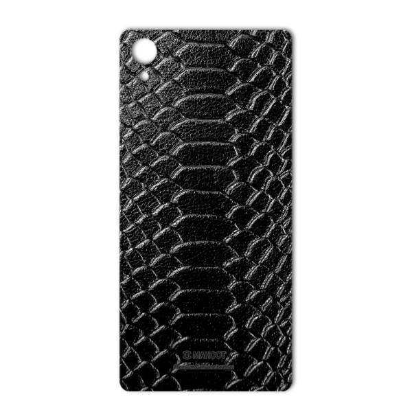 MAHOOT Snake Leather Special Sticker for Sony Xperia X، برچسب تزئینی ماهوت مدل Snake Leather مناسب برای گوشی Sony Xperia X