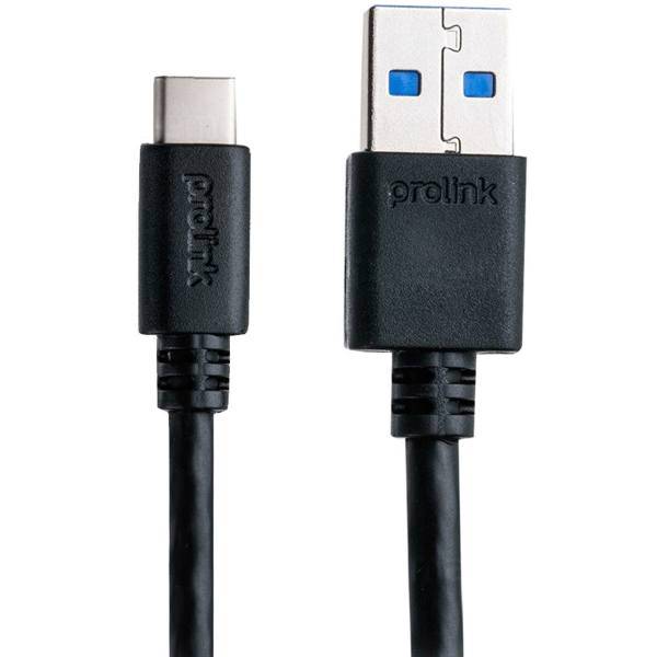 Prolink PB485-0100 USB To USB-C Cable 1m، کابل تبدیل USB به USB-C پرولینک مدل PB485-0100 طول 1 متر