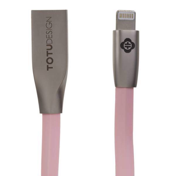 Totu Joe Flat USB To Lightning Cable 1.2m، کابل تخت تبدیل USB به لایتنینگ توتو مدل Joe به طول 1.2 متر