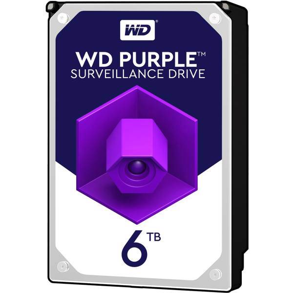Western Digital Purple WD60PURZ Internal Hard Disk 6TB، هارددیسک اینترنال وسترن دیجیتال مدل Purple WD60PURZ ظرفیت 6 ترابایت