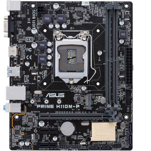 Asus PRIME H110M-P Motherboard، مادربرد ایسوس مدل PRIME H110M-P