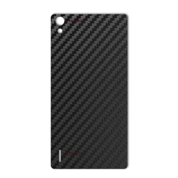MAHOOT Carbon-fiber Texture Sticker for Huawei Ascend P7، برچسب تزئینی ماهوت مدل Carbon-fiber Texture مناسب برای گوشی Huawei Ascend P7