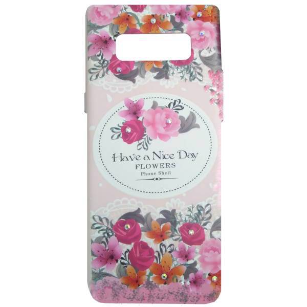 Phone covers note 8، کاور گوشی موبایل طرح گل رز مناسب برای note 8