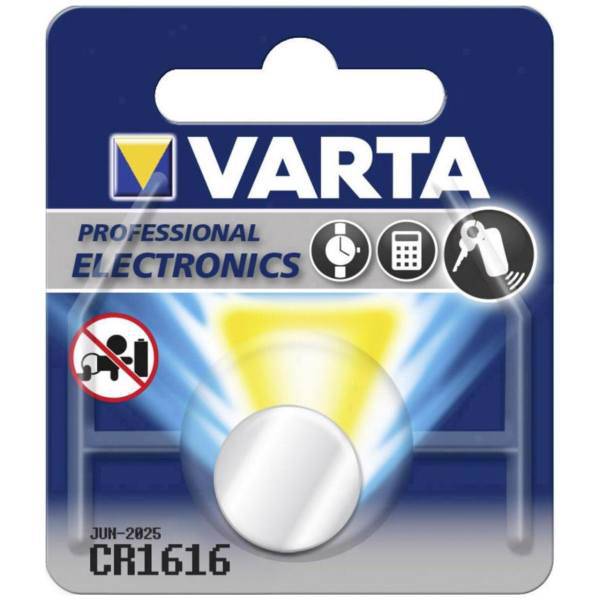 Varta CR1616 Battery، باتری سکه ای وارتا مدل CR1616