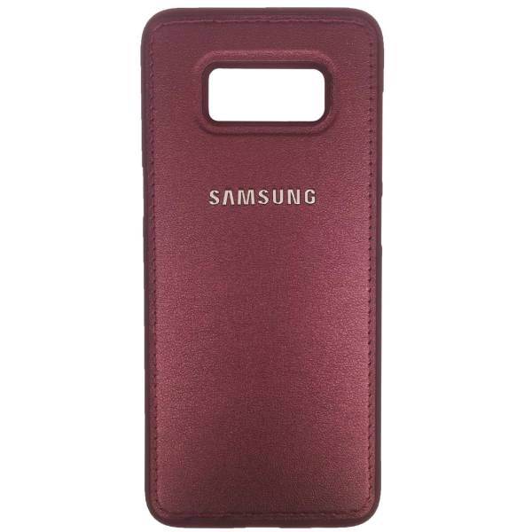 TPU Leather Design Cover For Samsung Galaxy S8 Plus، کاور ژله ای طرح چرم مناسب برای گوشی موبایل سامسونگ Galaxy S8 Plus