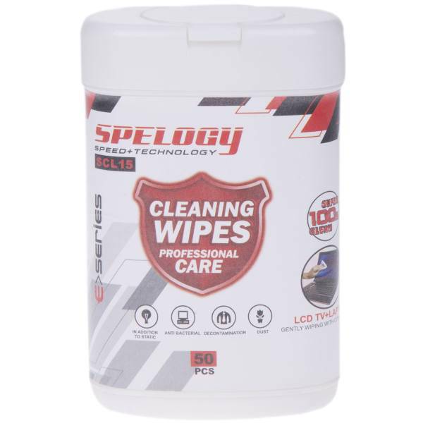 Spelogy SCL15 Wet Wipes، دستمال مرطوب تمیز کننده اسپلوژی مدل SCL15