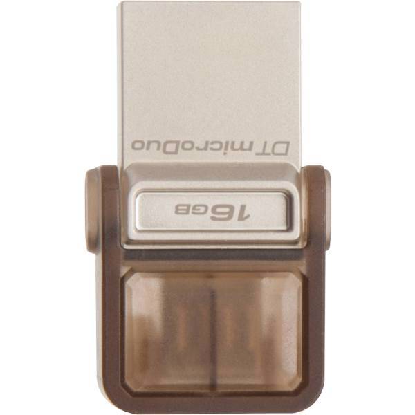 Kingston DTDUO OTG Flash Memory - 16GB، فلش مموری OTG کینگستون مدل DTDUO ظرفیت 16 گیگابایت