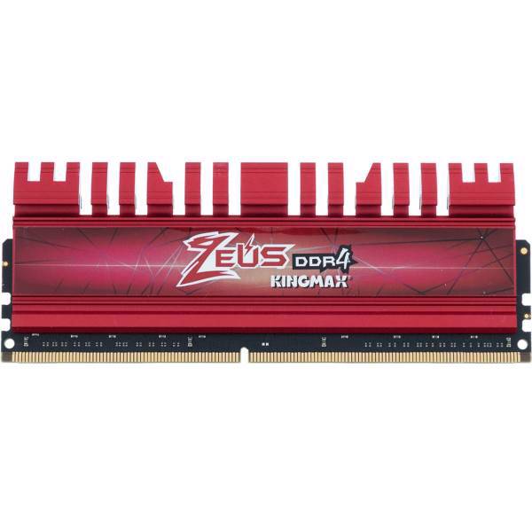Kingmax Zeus DDR4 2800Mhz CL17 Single Channel Desktop RAM 16GB، رم دسکتاپ DDR4 تک کاناله 2800 مگاهرتز CL17 کینگ مکس مدل Zeus ظرفیت 16 گیگابایت