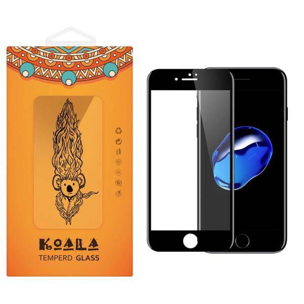 KOALA Full Cover Glass Screen Protector For Apple iPhone 7، محافظ صفحه نمایش شیشه ای کوالا مدل Full Cover مناسب برای گوشی موبایل اپل آیفون 7