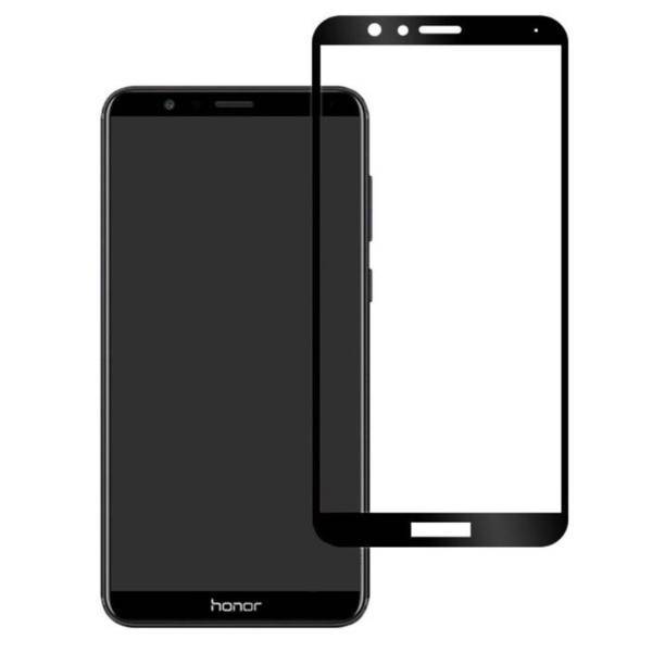 محافظ صفحه نمایش شیشه ای مدل فول چسب مناسب برای گوشی موبایل هوآوی Honor 7X