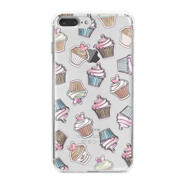 Cupcake Case Cover For iPhone 7 plus/8 Plus، کاور ژله ای مدل Cupcake مناسب برای گوشی موبایل آیفون 7 پلاس و 8 پلاس