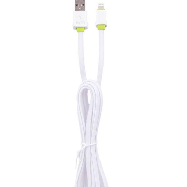 TSCO TC 60 Flat USB To lightning Cable 1m، کابل تخت تبدیل USB به لایتنینگ تسکو مدل TC 60 به طول 1 متر