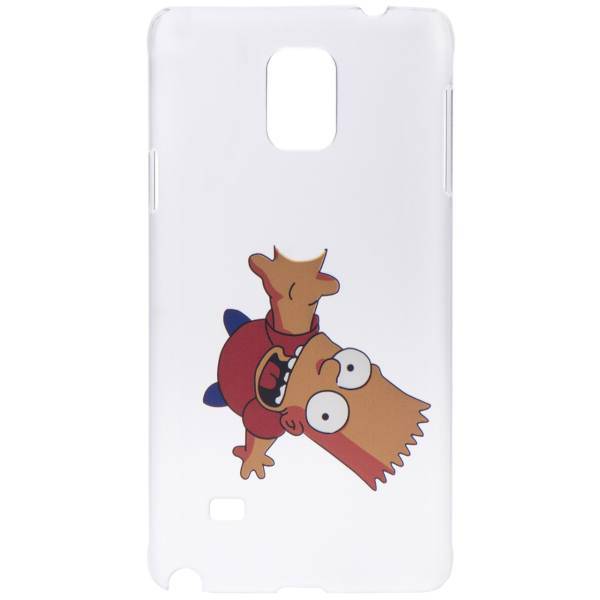 Bart Simpson Cover For Samsung Galaxy Note 4 - Type 1، کاور گوشی موبایل مدل Bart Simpson مناسب برای سامسونگ گلکسی نوت 4 - طرح 1