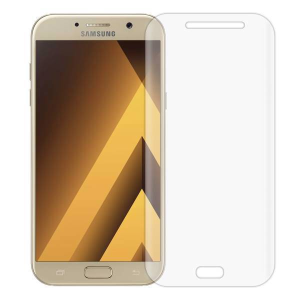 TPU Full Cover Glass Screen Protector For Samsung Galaxy A7 2017، محافظ صفحه نمایش تی پی یو مدل Full Cover مناسب برای گوشی موبایل سامسونگ Galaxy A7 2017